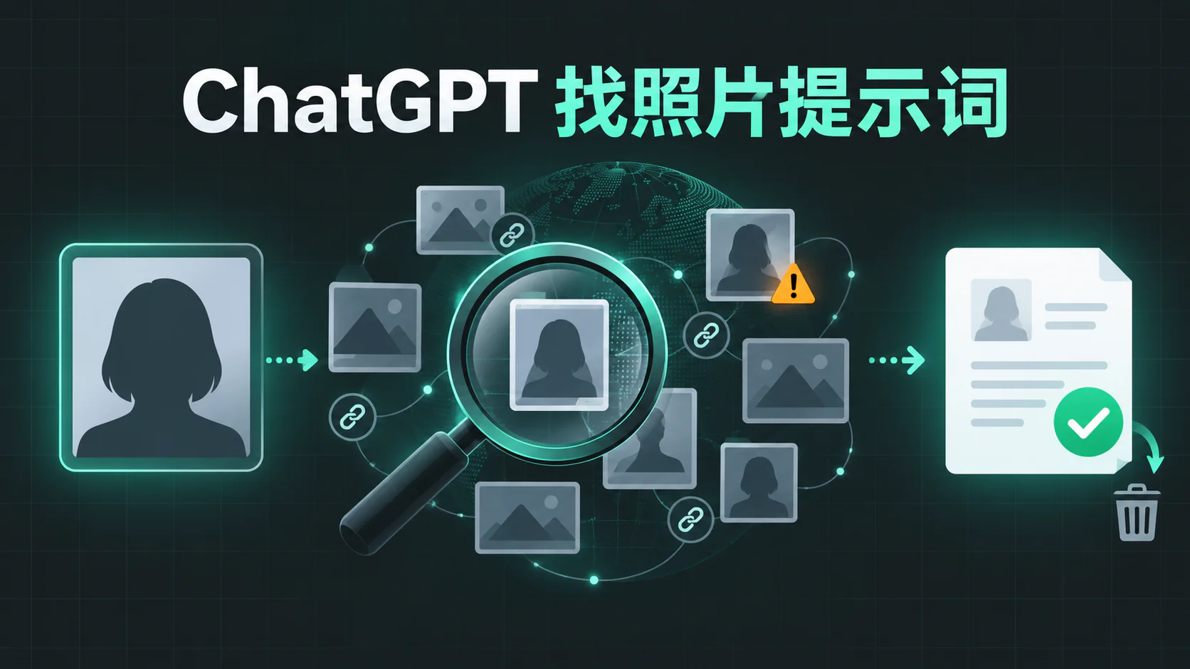 ChatGPT 找照片提示词与网上照片清理流程