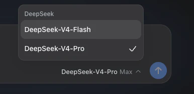 DeepSeek Harness 选择 Flash 和 Pro 模型