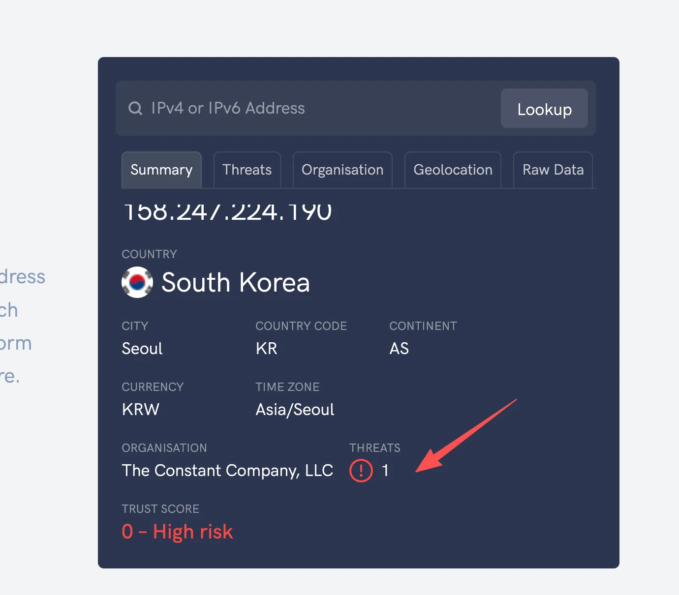 ipdata 高威胁 IP 检测结果