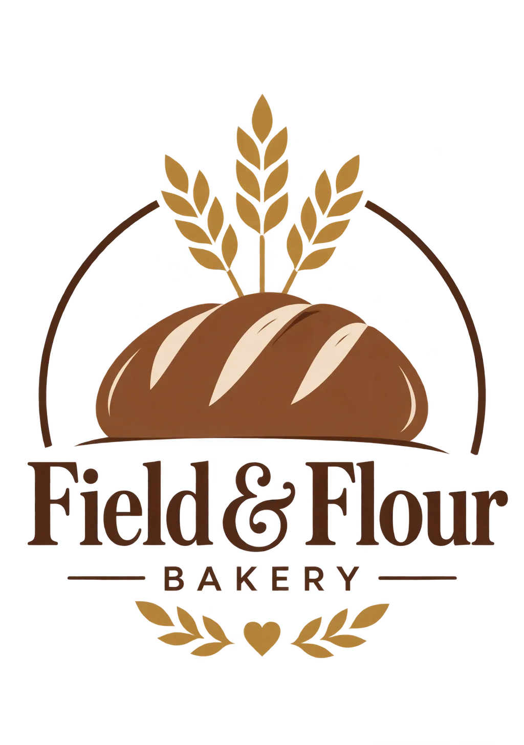 Field and Flour Logo 变体 1 Sunburst