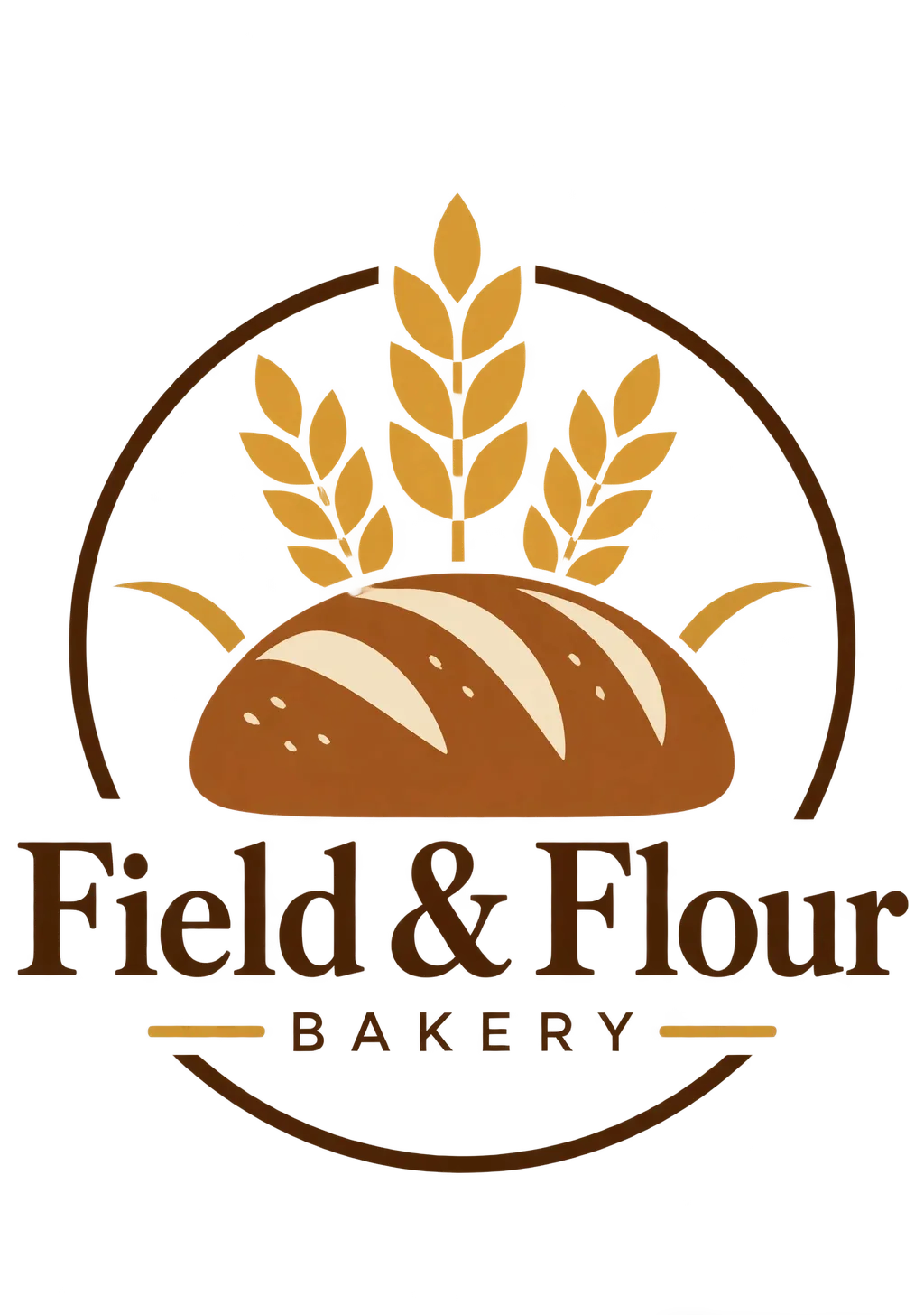 Field and Flour Logo 变体 3 Sunburst