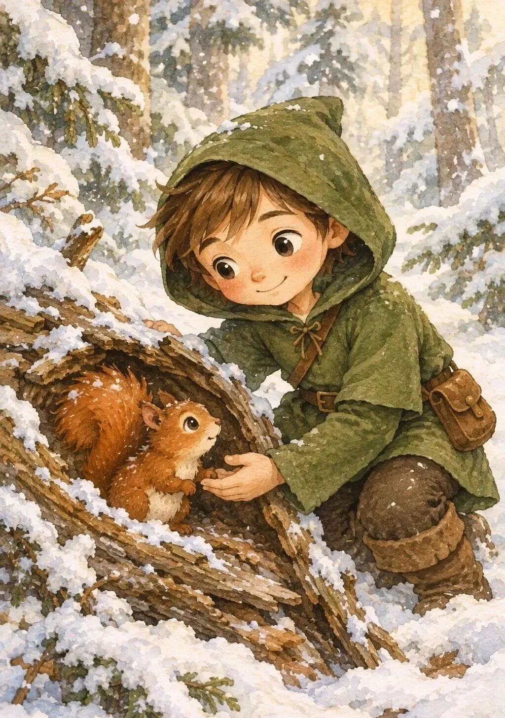 儿童绘本雪地故事 Flare