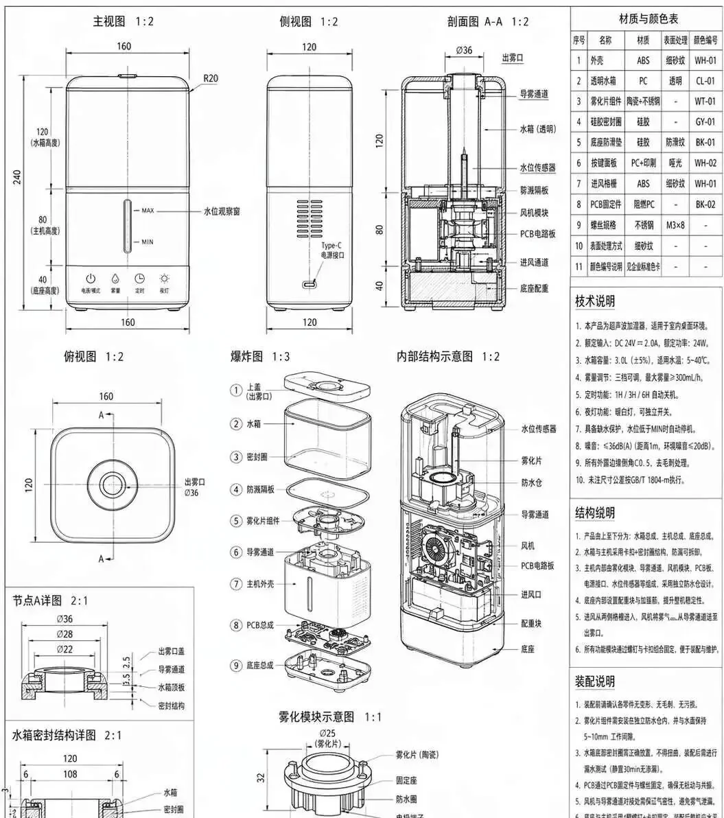 GPT-Image-2 生成的产品信息图效果