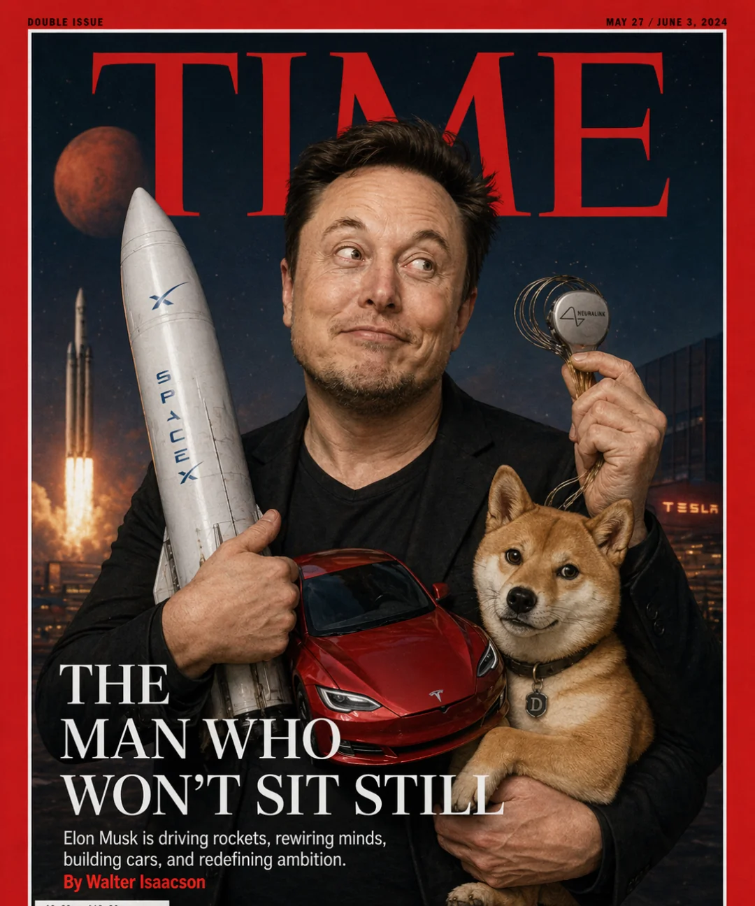 ChatGPT 生成的时代周刊风格封面