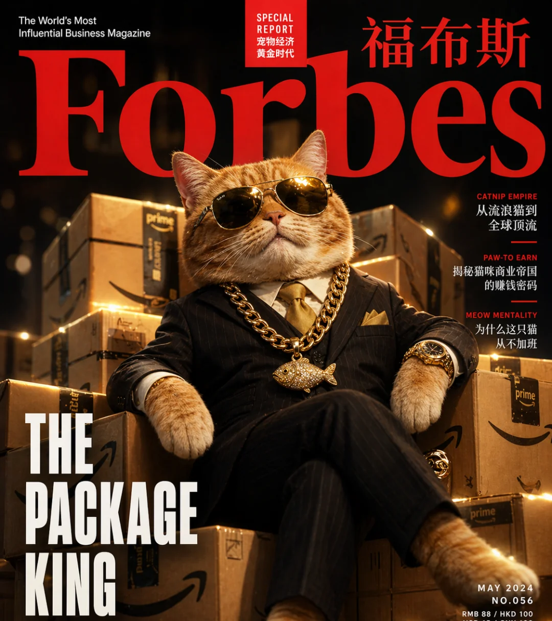 ChatGPT 生成的福布斯杂志封面