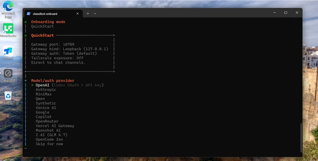 Moltbot/Clawdbot 安装时选择 MiniMax API
